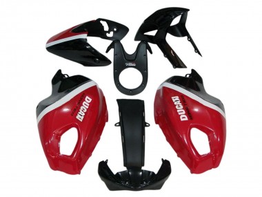 2008-2012 Ducati Monster 696 796 1100 1100S Motorcycle Fairings - Red White Glossy Black Canada