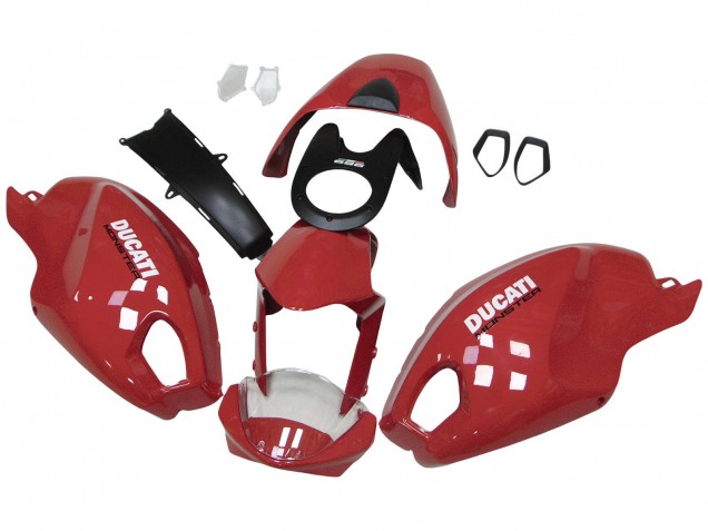 2008-2012 Ducati Monster 696 796 1100 1100S Motorcycle Fairings - Red White Canada