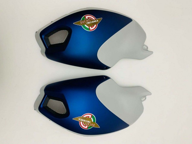 2008-2012 Ducati Monster 696 796 1100 1100S Motorcycle Fairings - Dark Blue Silver Canada