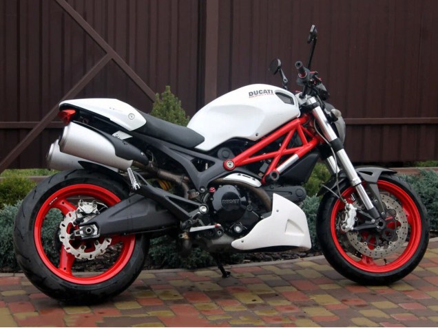 2008-2012 Ducati Monster 696 796 1100 1100S Motorcycle Fairings - White Canada