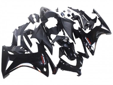 2013-2015 Honda CBR500R Motorcycle Fairings - Glossy Black Matte Black Canada