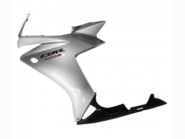2013-2015 Honda CBR500R Motorcycle Fairing - Silver Glossy Black Canada