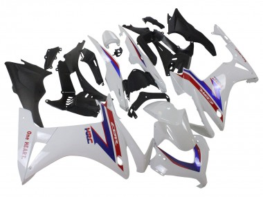 2013-2015 Honda CBR500R Motorcycle Fairings - White Red Blue HRC Canada