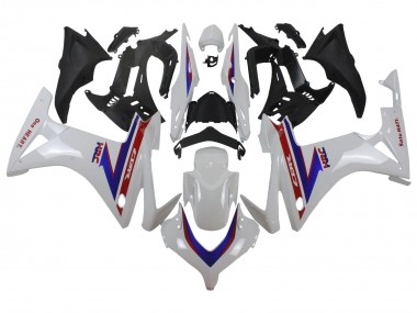2013-2015 Honda CBR500R Motorcycle Fairings - White Red Blue HRC Canada