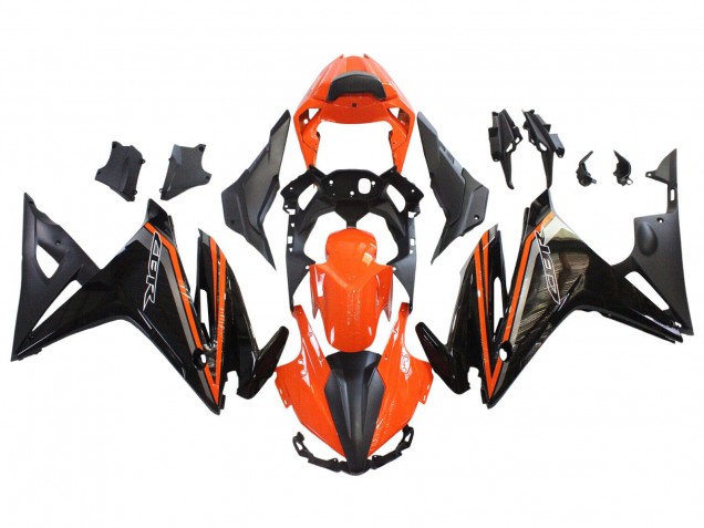 2016-2018 Honda CBR500R Motorcycle Fairings - Orange Glossy Black Matte Black Canada