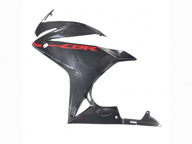 2016-2018 Honda CBR500R Motorcycle Fairings - Black Carbon Fiber Red Canada