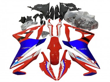 2016-2018 Honda CBR500R Motorcycle Fairings - White Red Blue Canada