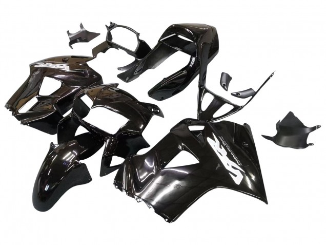 1998-2001 Honda VFR 800 Motorcycle Fairings - Glossy Black Canada