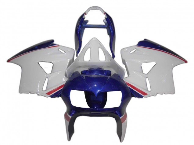 1998-2001 Honda VFR 800 Motorcycle Fairings - White Blue Red Canada