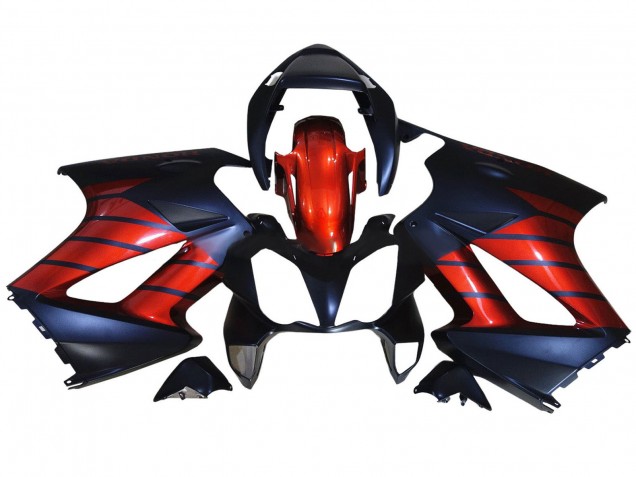 2002-2013 Honda VFR 800 Motorcycle Fairings - Red Blue Matte Black Canada