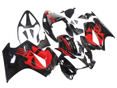 2002-2013 Honda VFR 800 Motorcycle Fairings - Glossy Black Red Canada