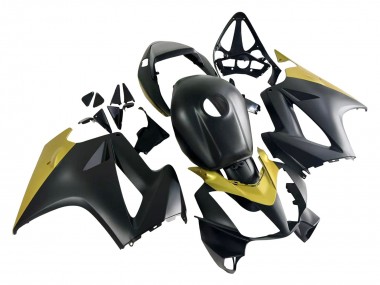 2002-2013 Honda VFR 800 Motorcycle Fairings - Yellow Matte Black Canada