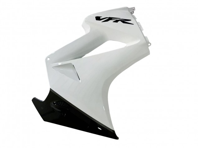 2002-2013 Honda VFR 800 Motorcycle Fairings - Pearl White Glossy Black Decal Canada
