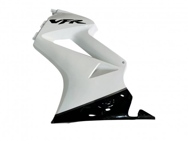 2002-2013 Honda VFR 800 Motorcycle Fairings - Pearl White Glossy Black Decal Canada