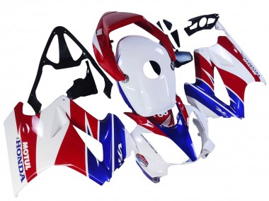 2002-2013 Honda VFR 800 Motorcycle Fairings - White Red Blue Motul Canada