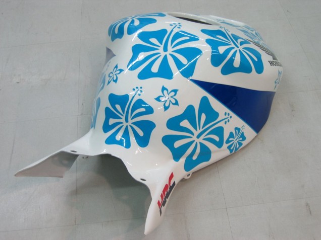 2004-2005 Honda CBR1000RR Motorcycle Fairings - White Blue Snow Nastro Azzurro 46 Canada