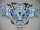 2004-2005 Honda CBR1000RR Motorcycle Fairings - White Blue Snow Nastro Azzurro 46 Canada