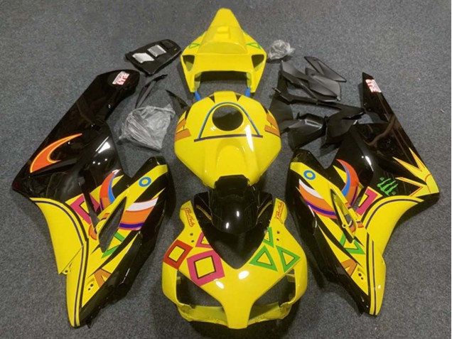 2004-2005 Honda CBR1000RR Motorcycle Fairings - Yellow Glossy Black Orange Canada
