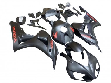 2006-2007 Honda CBR1000RR Motorcycle Fairings - Matte Black Red Decals Canada