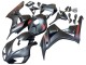 2006-2007 Honda CBR1000RR Motorcycle Fairings - Matte Black Red Decals Canada