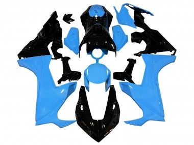 2017-2023 Honda CBR1000RR Motorcycle Fairings - Blue Glossy Black Canada