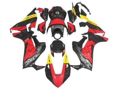 2017-2023 Honda CBR1000RR Motorcycle Fairings - Red Yellow Black Carbon Fiber Canada