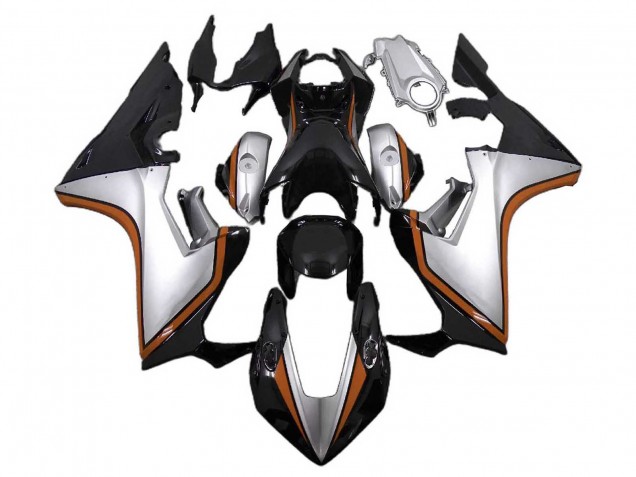 2017-2023 Honda CBR1000RR Motorcycle Fairings - Silver Orange Glossy Black Canada