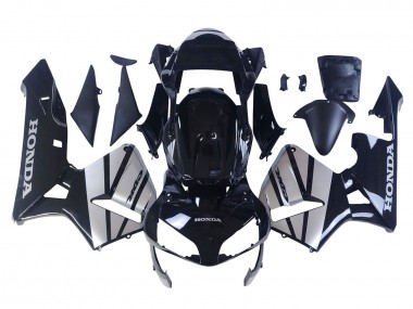 2003-2004 Honda CBR600RR Motorcycle Fairings - Silver Glossy Black Canada