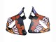 2003-2004 Honda CBR600RR Motorcycle Fairings - Matte Black Orange Repsol Rossi 46 Canada