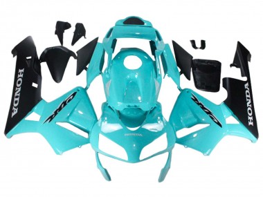 2003-2004 Honda CBR600RR Motorcycle Fairings - Light Blue Black Canada
