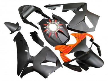 2003-2004 Honda CBR600RR Motorcycle Fairings - Matte Black Orange Canada