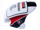 2003-2004 Honda CBR600RR Motorcycle Fairings - White Red Glossy Black DENSO Rimont Canada