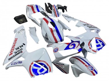 2003-2004 Honda CBR600RR Motorcycle Fairings - White Red Blue Canada