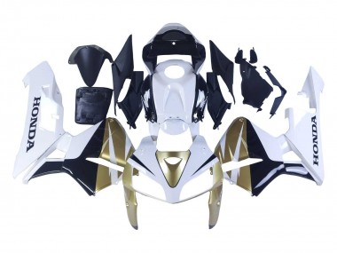 2005-2006 Honda CBR600RR Motorcycle Fairings - Gold White Black Canada