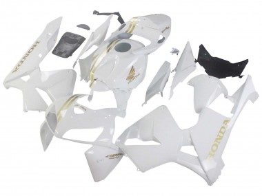 2005-2006 Honda CBR600RR Motorcycle Fairings - White Gold Canada