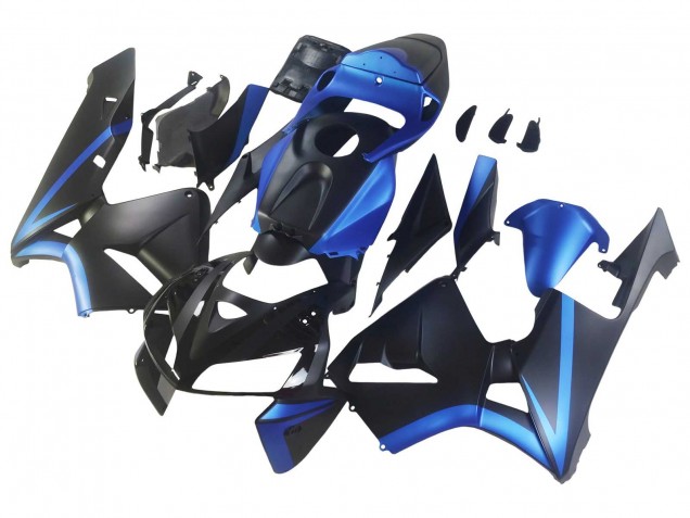 2005-2006 Honda CBR600RR Motorcycle Fairings - Black Blue Canada