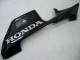 2005-2006 Honda CBR600RR Motorcycle Fairings - Glossy Black Grey Flame Canada