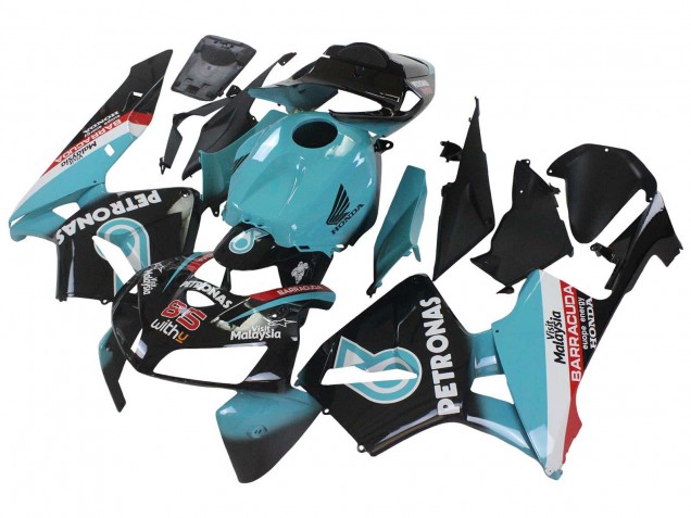 2005-2006 Honda CBR600RR Motorcycle Fairings - Light Blue Black 35 Canada
