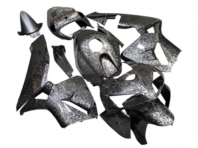 2005-2006 Honda CBR600RR Motorcycle Fairings - Black Forged Carbon Fiber Canada