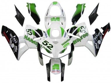 2005-2006 Honda CBR600RR Motorcycle Fairings - Green White Black hannspree 52 Canada