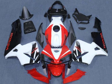 2005-2006 Honda CBR600RR Motorcycle Fairings - Red White Black Canada