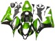 2007-2008 Honda CBR600RR Motorcycle Fairing Kits - Green Glossy Black Canada