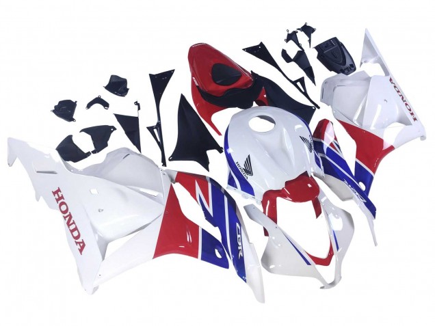 2009-2012 Honda CBR600RR Motorcycle Fairings - White Red Blue Canada