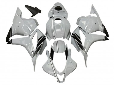2009-2012 Honda CBR600RR Motorcycle Fairings - Glossy Grey Black Canada