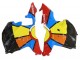 2009-2012 Honda CBR600RR Motorcycle Fairings - Black Multicolor MoviStar Canada