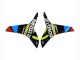 2009-2012 Honda CBR600RR Motorcycle Fairings - Black Multicolor MoviStar Canada