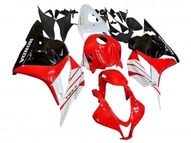 2009-2012 Honda CBR600RR Motorcycle Fairing - White Red Glossy Black Canada