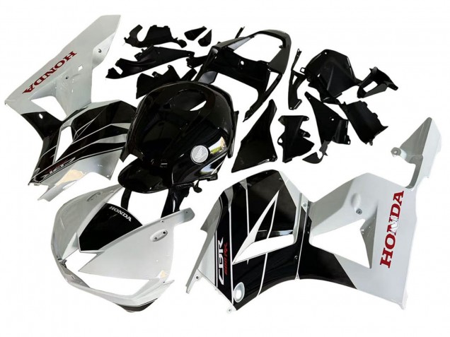 2013-2023 Honda CBR600RR Motorcycle Fairing Kits - White Glossy Black Canada