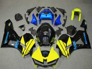 2013-2023 Honda CBR600RR Motorcycle Fairings - Blue Yellow Glossy Black Canada