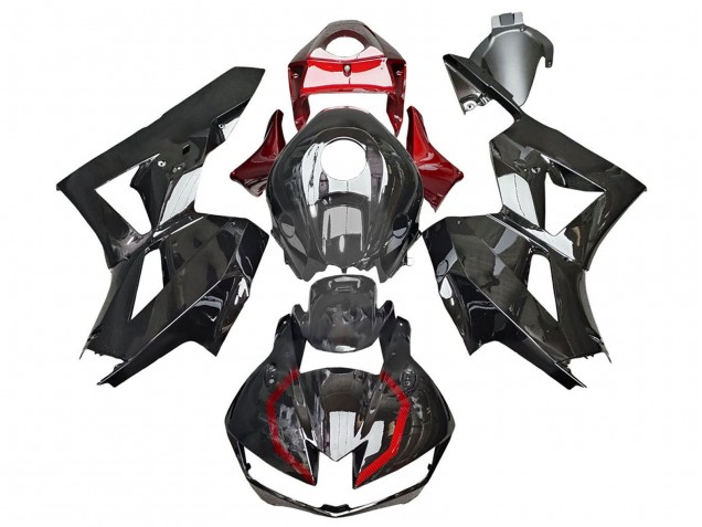 2013-2023 Honda CBR600RR Motorcycle Fairings - Glossy Black Red Canada